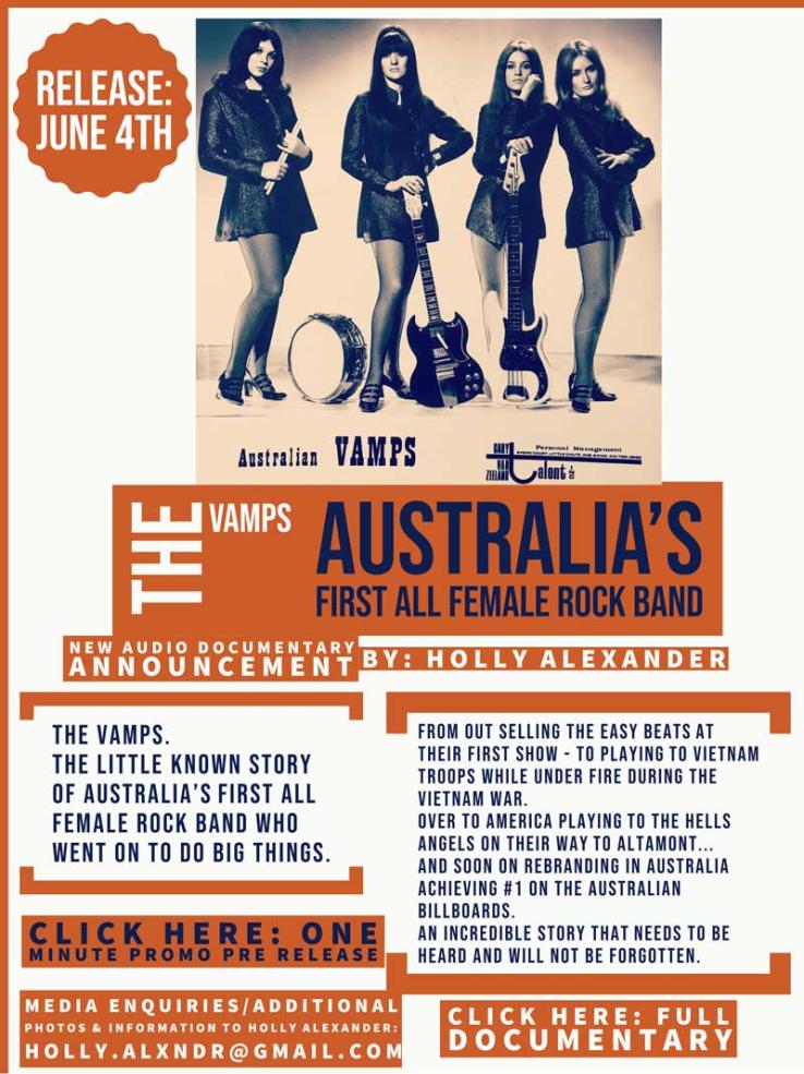 Poster for a band called The Vamps