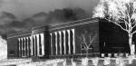 A negative exposure photograph of the Australian Institute of Anatomy (now the NFSA) building