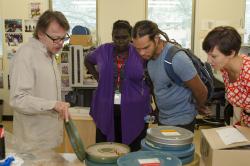 Aboriginal Art and Culture Centre (Derby, WA), Shaun Angeles, Strehlow Research Centre