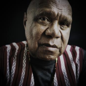 Archie Roach Archie Roach looks at the camera.