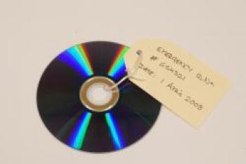 Labelling an 'orphaned’ CD.