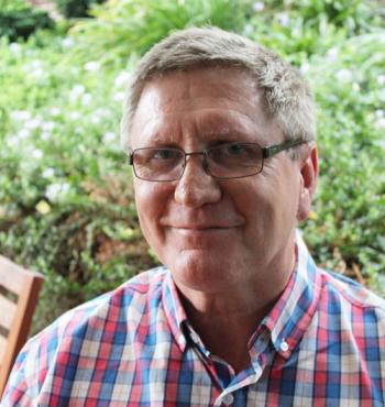 Rex Guthrie, 2012. Photograph: Adelle Irving-Guthrie