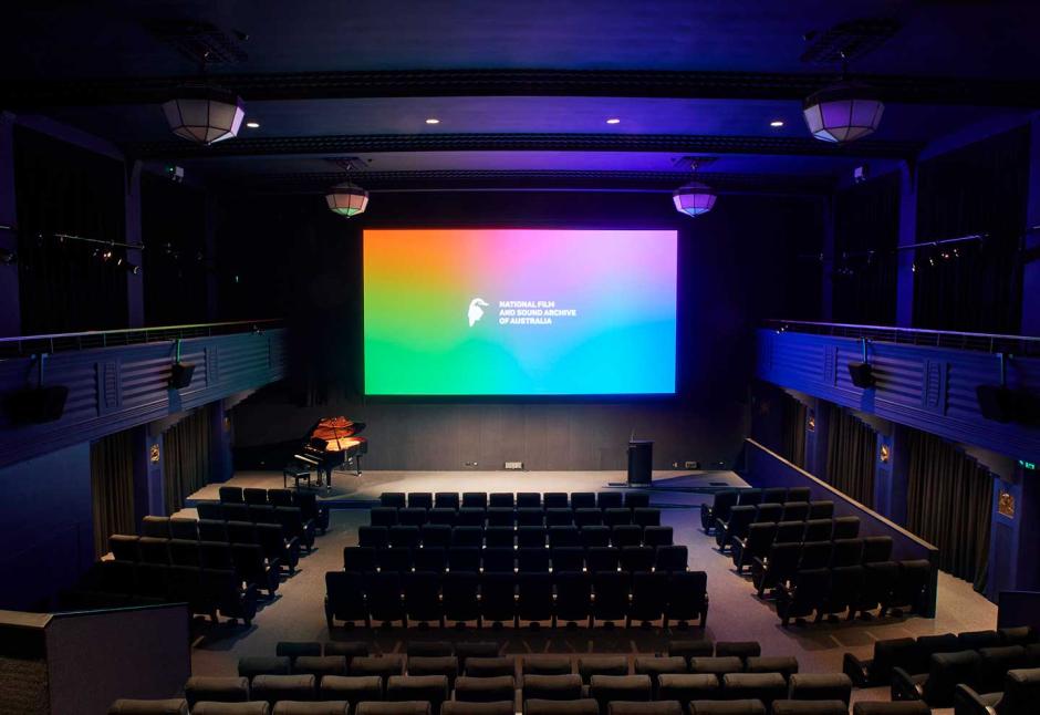 Inside Arc Cinema at the NFSA