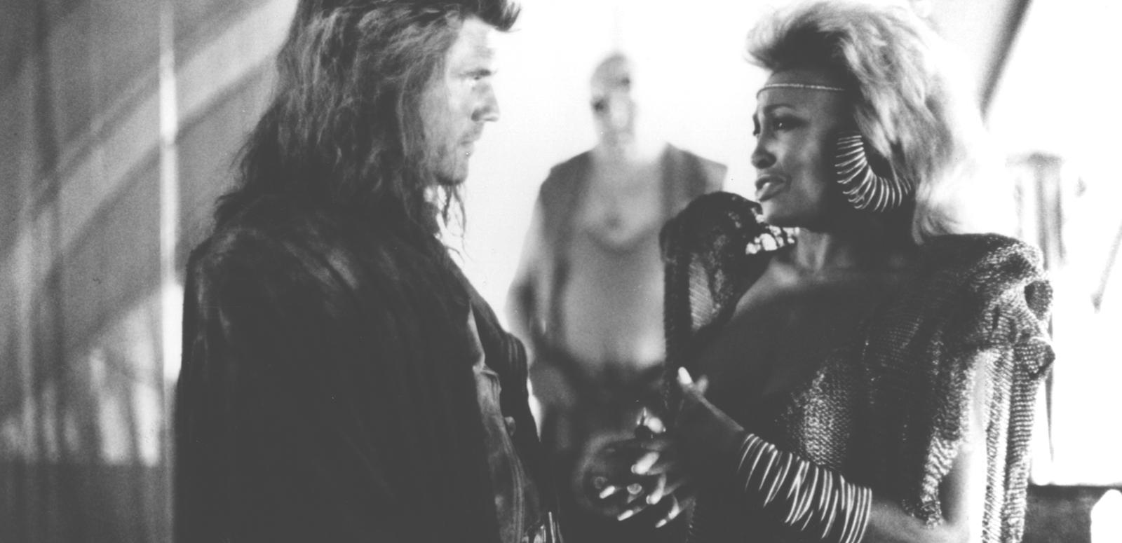 Mad Max and Aunty Entity in conversation in Mad Max Beyond Thunderdome
