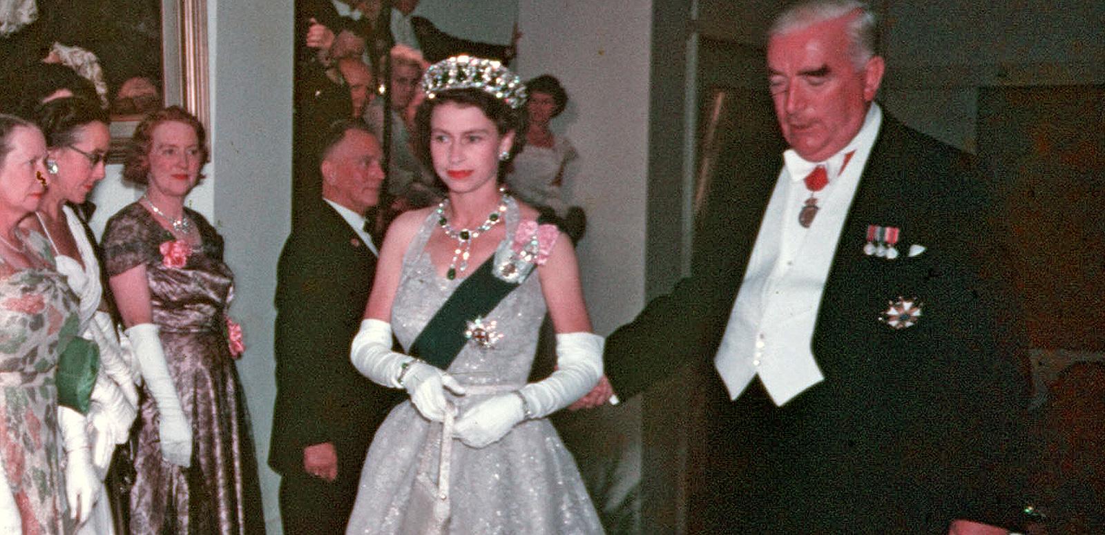 Queen Elizabeth II and Sir Robert Menzies, c1954.