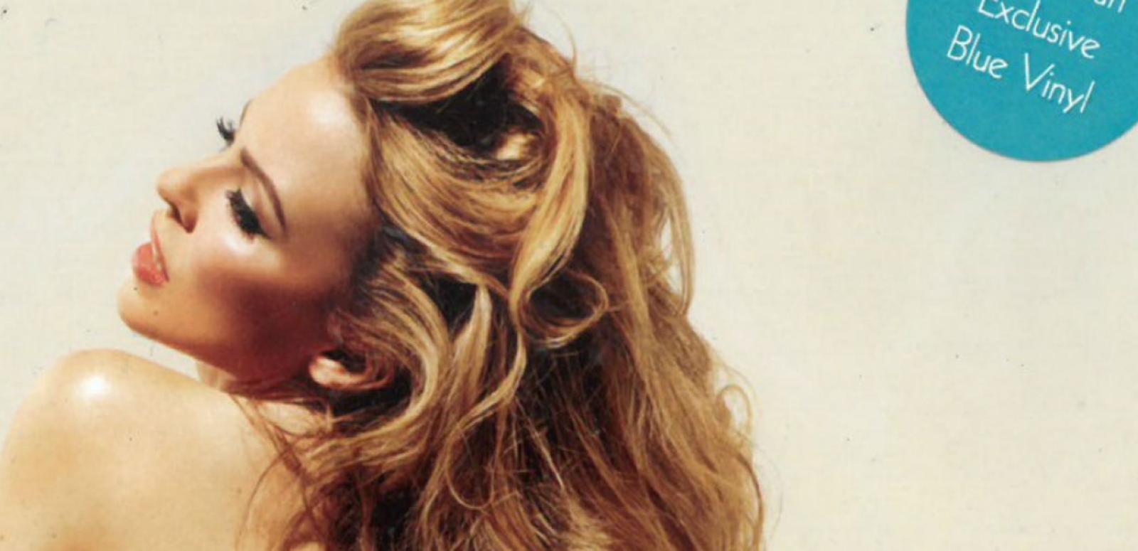 21st Century vinyl hero image Cropped image of Kylie Minogue album cover Into the Blue