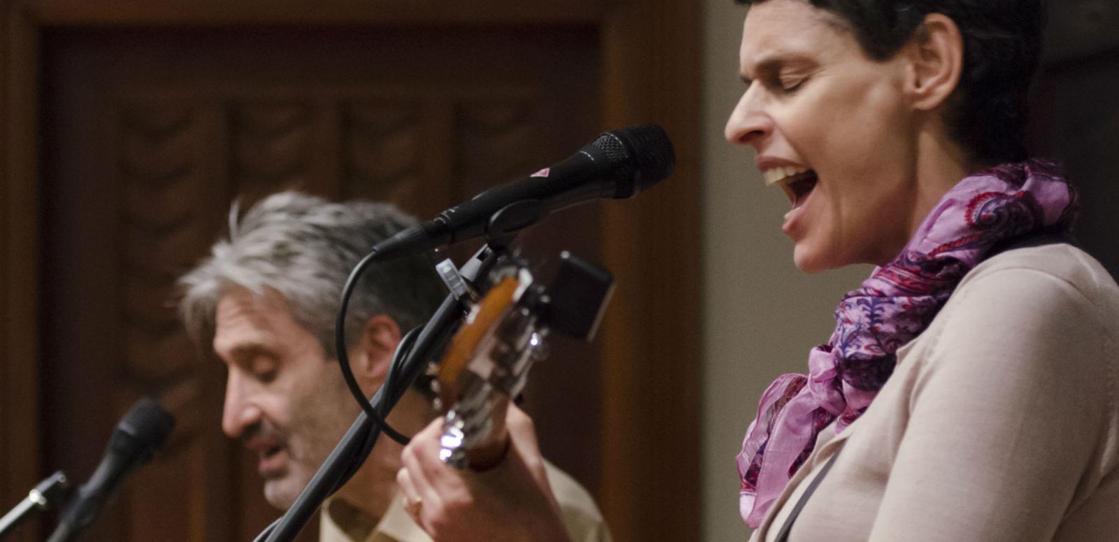 Deborah Conway Willy Zygier and Deborah Conway
