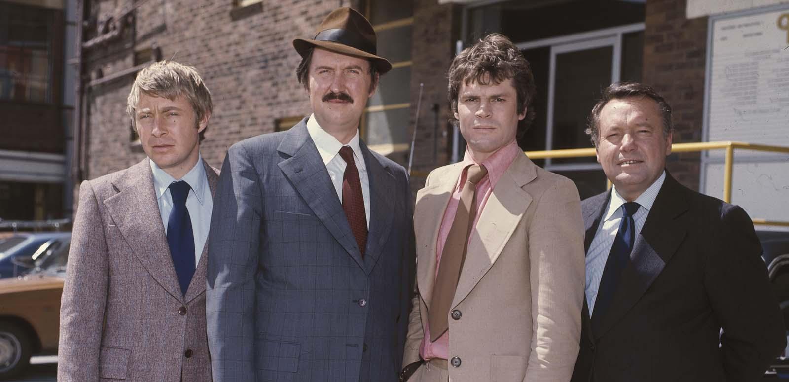 The cast members of the final, 1974 season of detective TV show Homicide