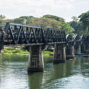 Photo of a bridge crossing a river