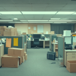 Photo of an empty office block