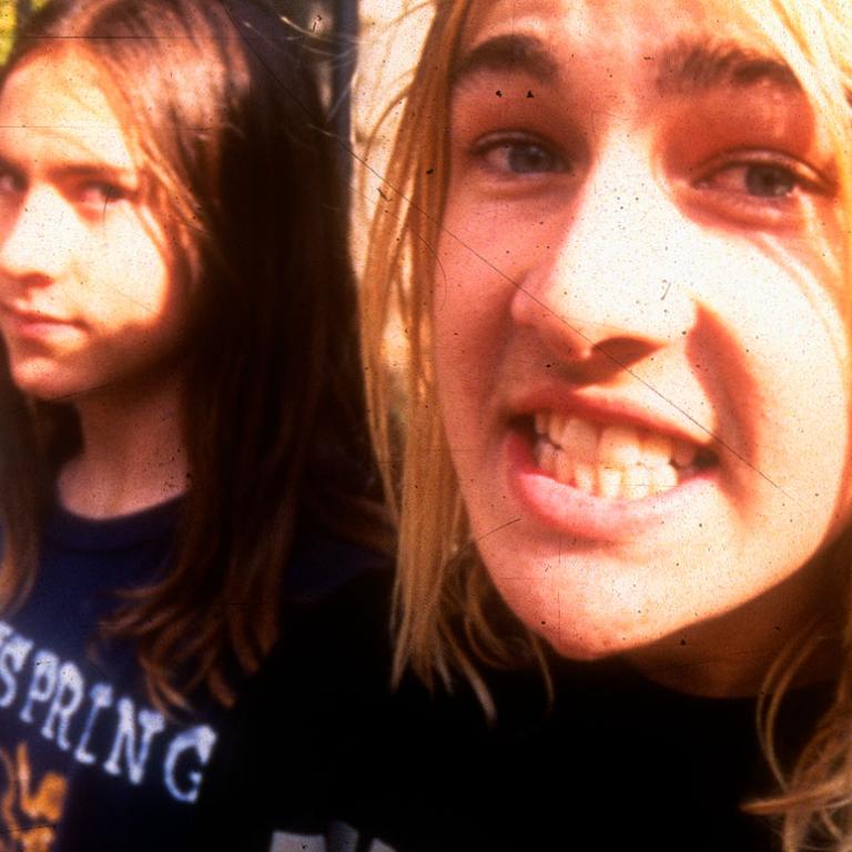 Close up of the band Silverchair when they were teenagers, circa 1995. 