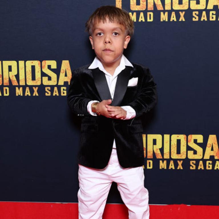 Actor Quaden Bayles on the red carpet at the premiere of the film Furiosa