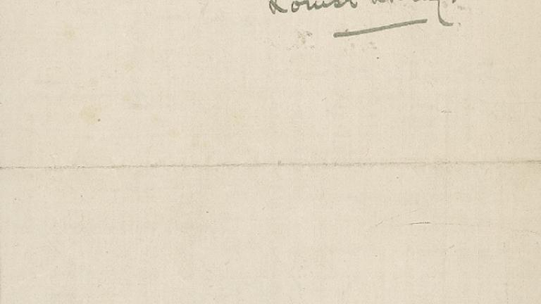 Louise Lovely fan letter to Gladys (verso)