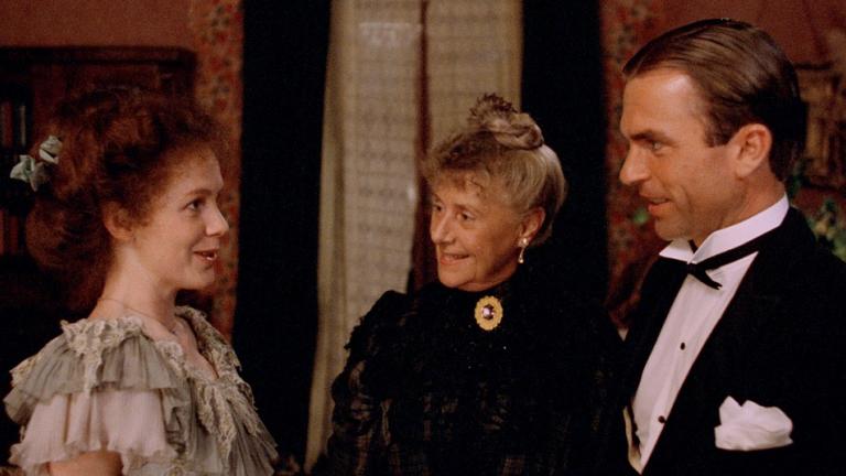 My Brilliant Career film still_Judy Davis, Sam Neil and Aileen Britton My Brilliant Career film still with Judy Davis, Sam Neil and Aileen Britton