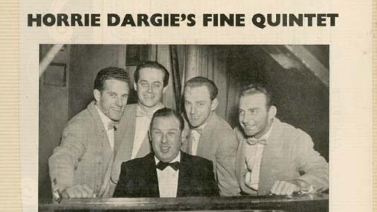 Tempo magazine Cover of Tempo music magazine with photo of the Horrie Dargie Quintet
