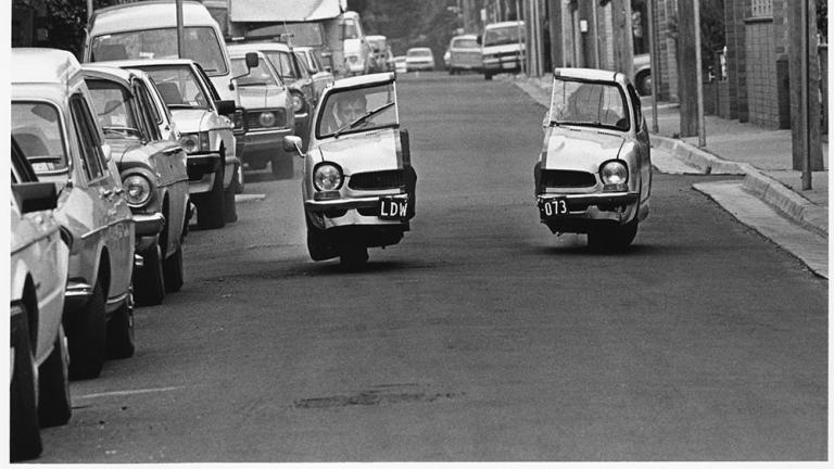 Malcolm's getaway car splits into two
