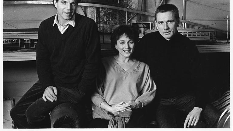 The cast Colin Friels, Lindy Davies and John Hargreaves