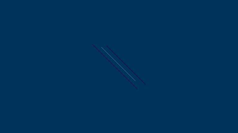 Graphic with three diagonal lines against a navy blue background.