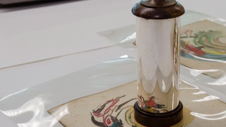 Anamorphoscope and Anamorphoses from c1790