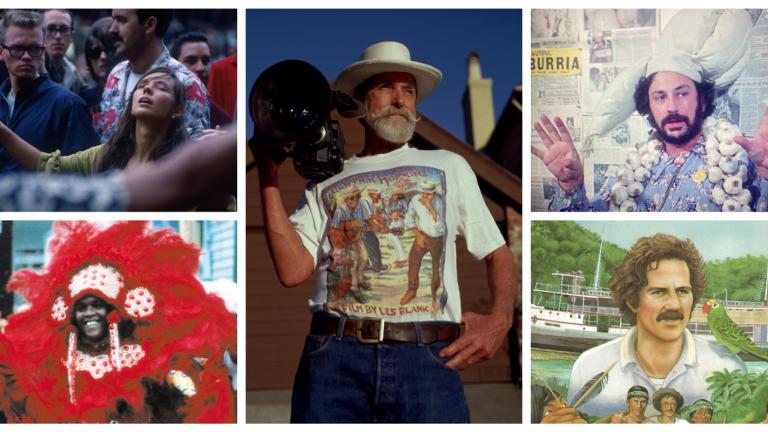 A collage of images featuring men and women in various situations
