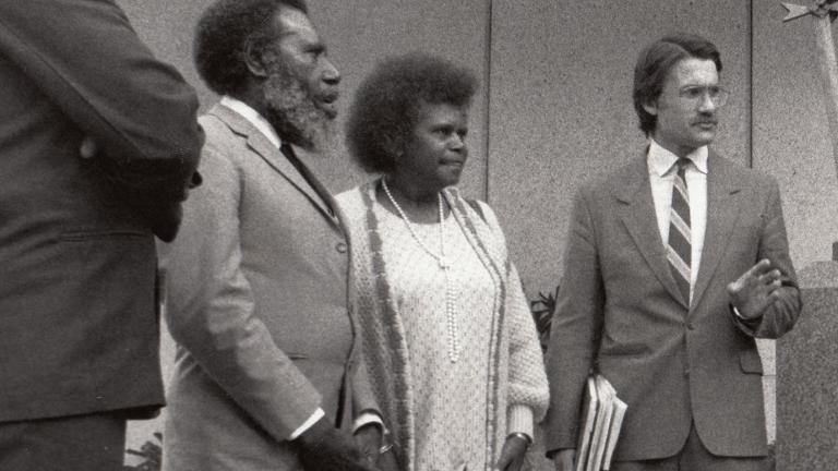 Eddie Mabo at the Queensland Supreme Court