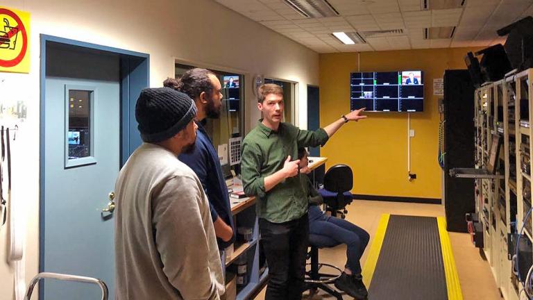 Inside the video services department at the NFSA