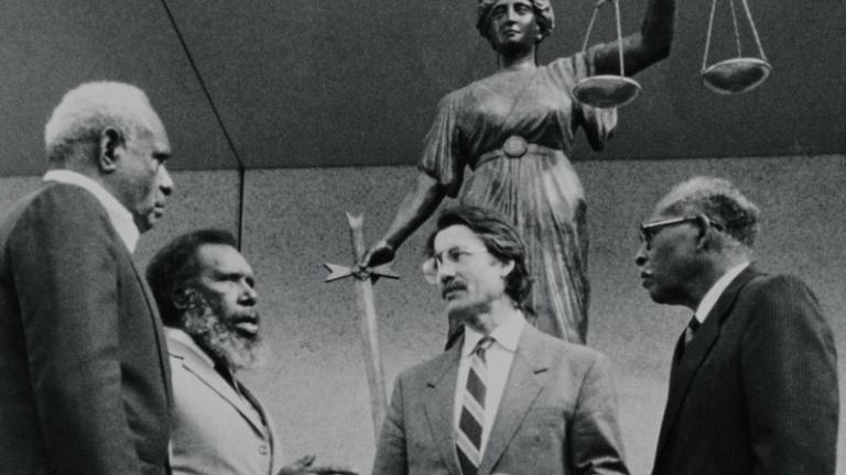 Eddie Mabo at the High Court
