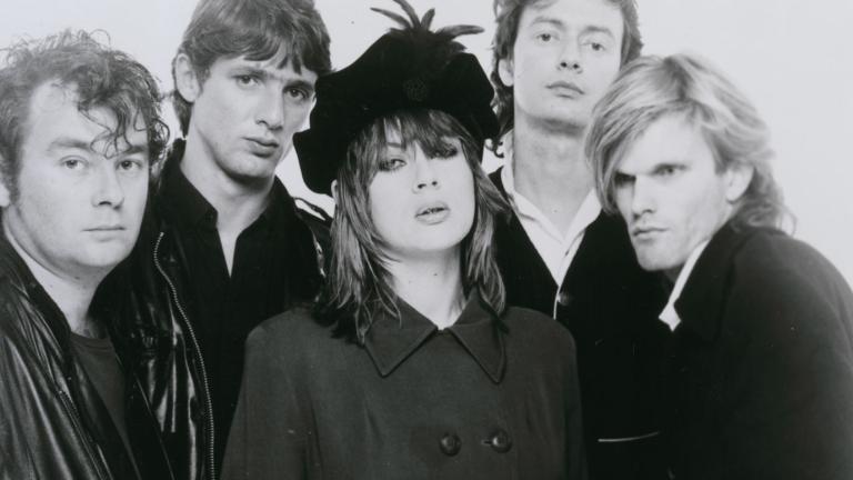 5 band members from the Divinyls