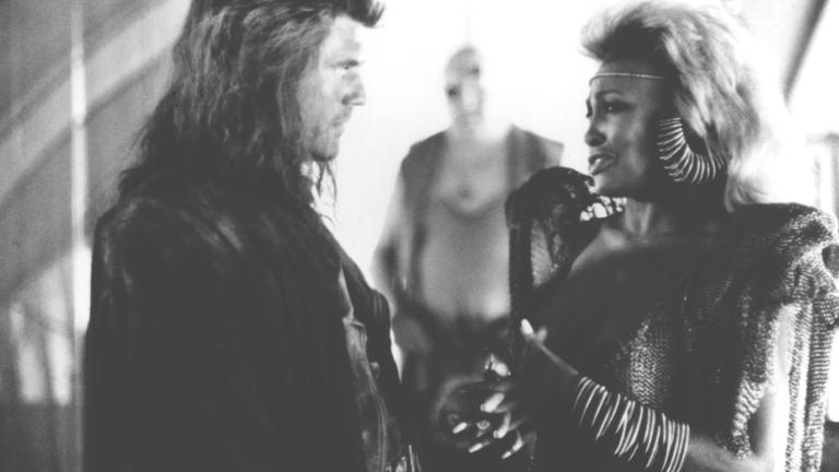 Mad Max and Aunty Entity in conversation in Mad Max Beyond Thunderdome