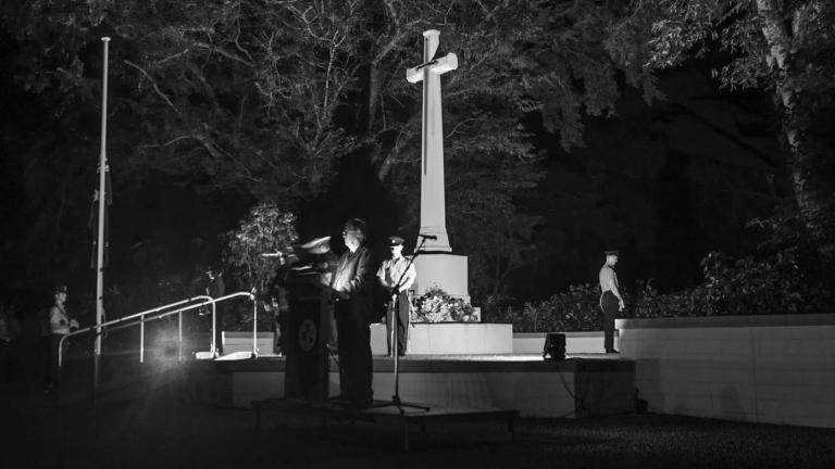 Anzac Day dawn service held at Adelaide River in Darwin, 2017