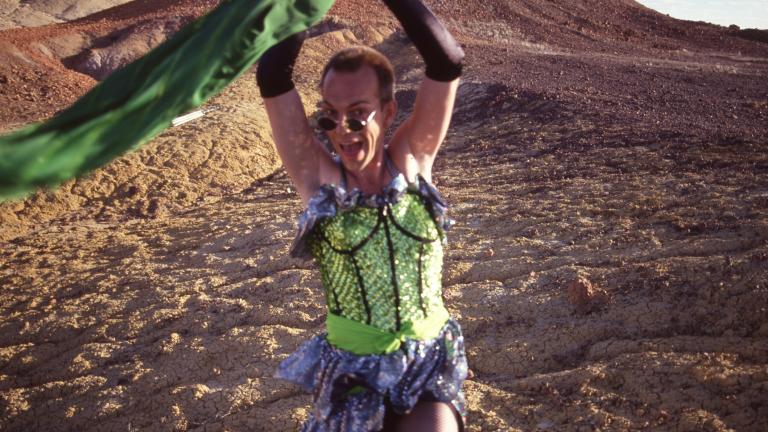 Hugo Weaving as Mitzi in Priscilla Queen of the Desert