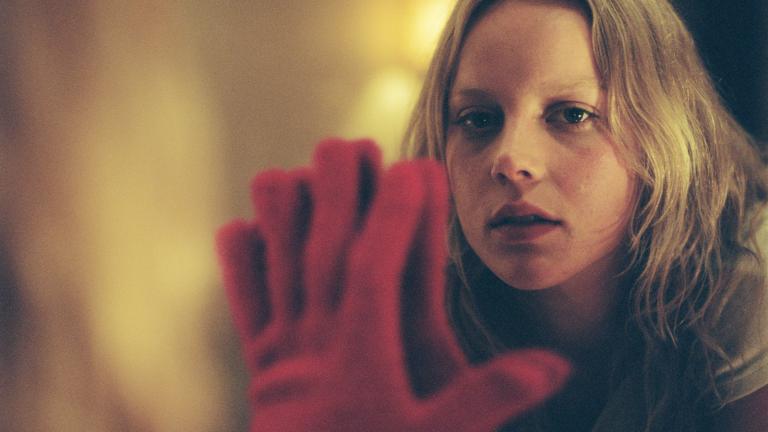Abbie Cornish puts her hand up against a mirror in a scene from the film Somersault Abbie Cornish puts her hand up against a mirror in a scene from the film Somersault