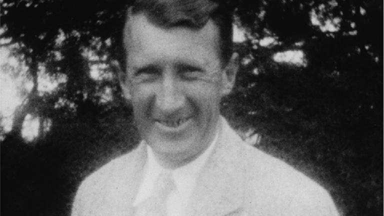Frame capture of George Armstrong, Melba's only child