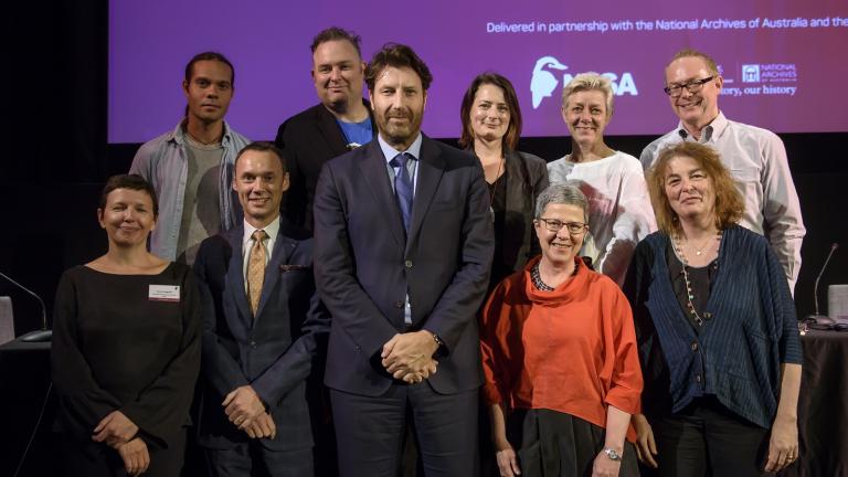Group shot of the 2017 Digital Direction panelists - inc NFSA CEO