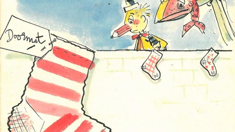 Mr Squiggle drawing