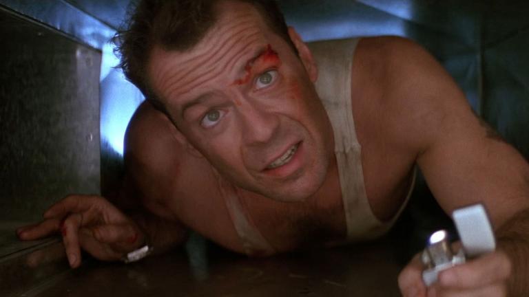 Close up of a man crawling through a tunnel. Close up of a man crawling through a tunnel.