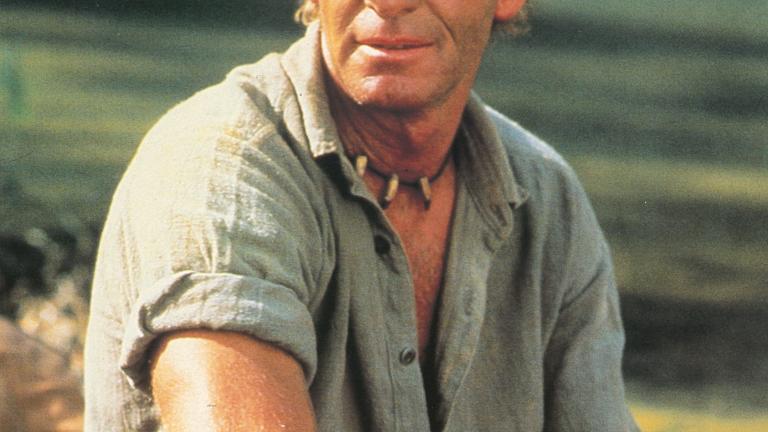Paul Hogan as Mick 'Crocodile' Dundee Lobby card showing Paul Hogan as Mick 'Crocodile' Dundee
