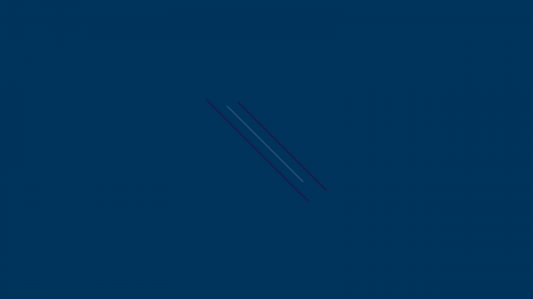 Graphic with three diagonal lines against a navy blue background.