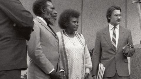 Eddie Mabo at the Queensland Supreme Court