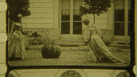 Frame from George Méliès’ Cinderella or The Magnificent Slipper (1907)