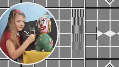 Colour television test pattern