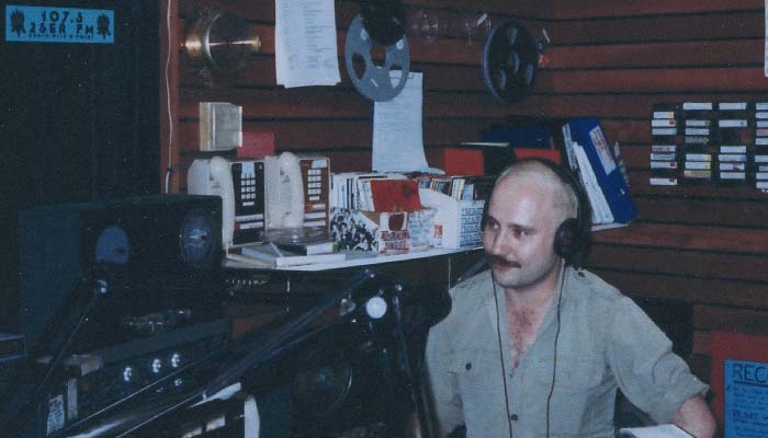 Radio presenter Dietmar Hollman at the 2SER panel